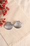 Heliophilia Silver Pendientes de Plata con Acabado de Laca Plateado